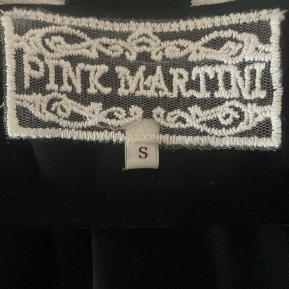 Pink Martini Stripped Black and Cream Dress - Picture 3 of 4